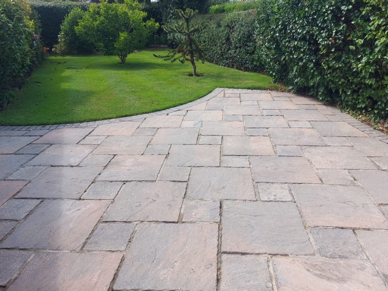  Pressure washed sandstone 