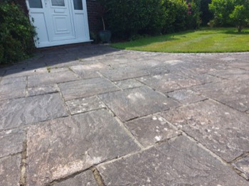  Pressure washing drive 