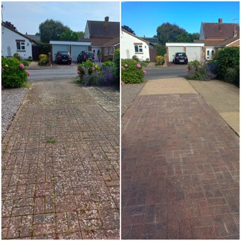 Driveway before and after 