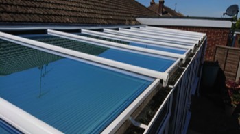  Conservatory roof clean - after 